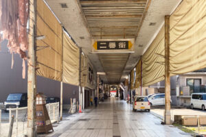 岡山県津山市-二番街 商店街 看板（撮影日：2024年6月12日）